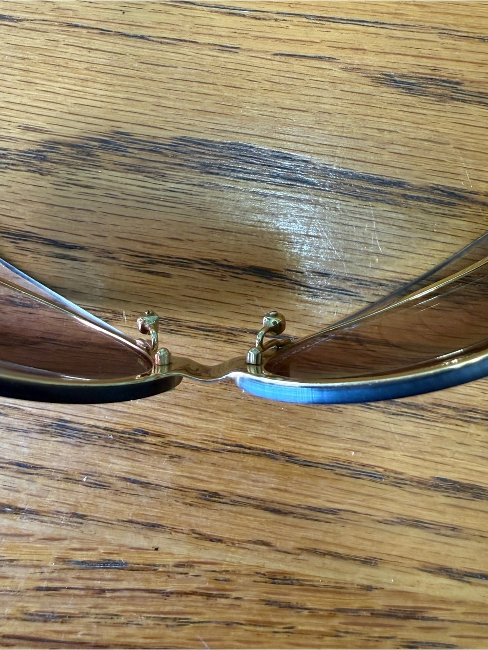 Cartier Vintage Cartier Cat Eye Rimless Sunglasses Gold /Lens Gradient Brown - Picture 9 of 15